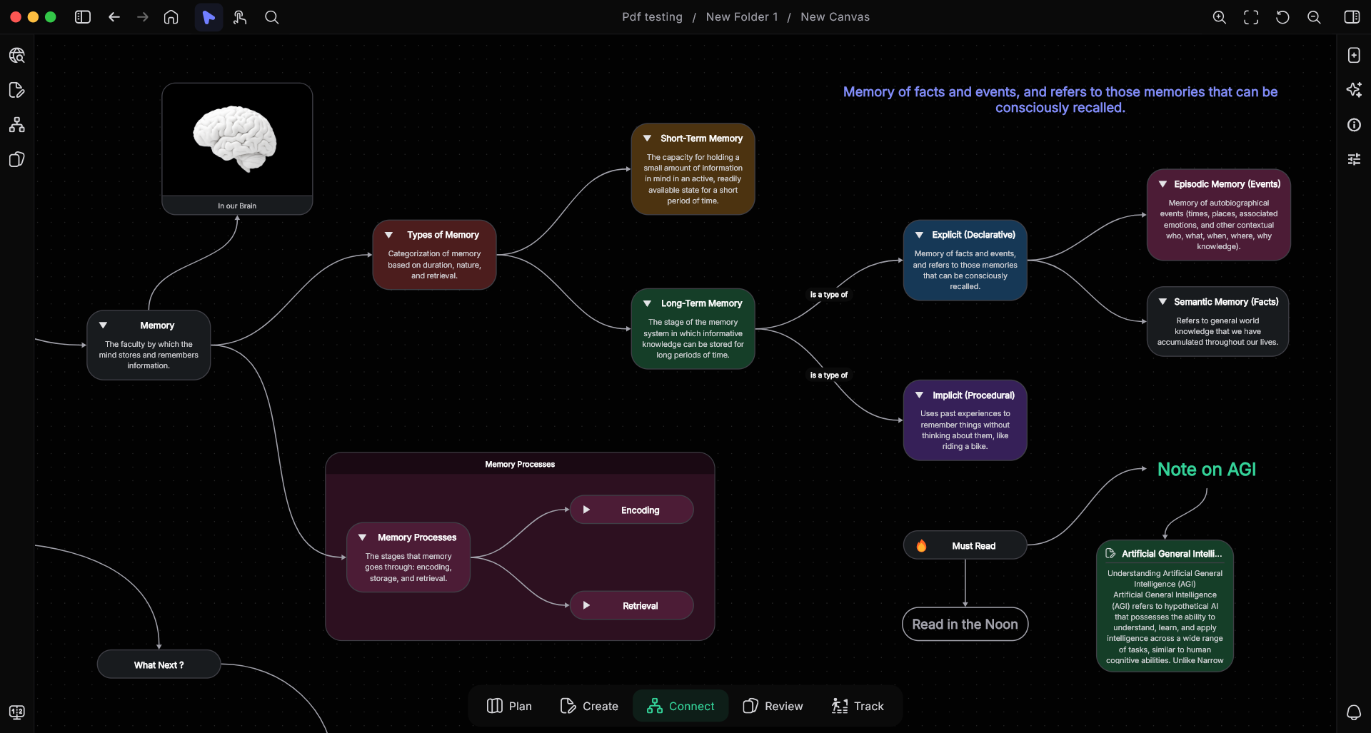 BrainLoom Interface Preview